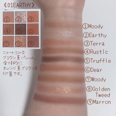 TERRAZZO Shadow palette/HOLIKA HOLIKA/パウダーアイシャドウを使ったクチコミ（5枚目）