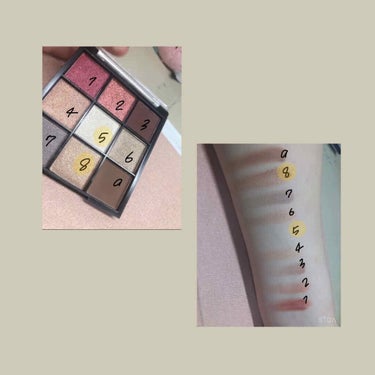 UR GLAM　BLOOMING EYE COLOR PALETTE/U R GLAM/アイシャドウパレットを使ったクチコミ（2枚目）