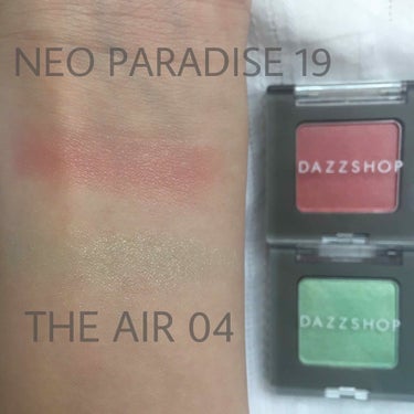 アリュールド シングル アイシャドウ 19 NEO PARADISE/DAZZSHOP/シングルアイシャドウを使ったクチコミ（2枚目）