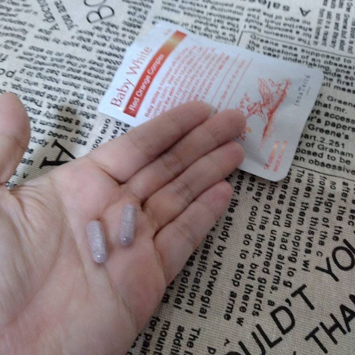 Baby White 60粒/renaTerra/美容サプリメントを使ったクチコミ(3枚目)