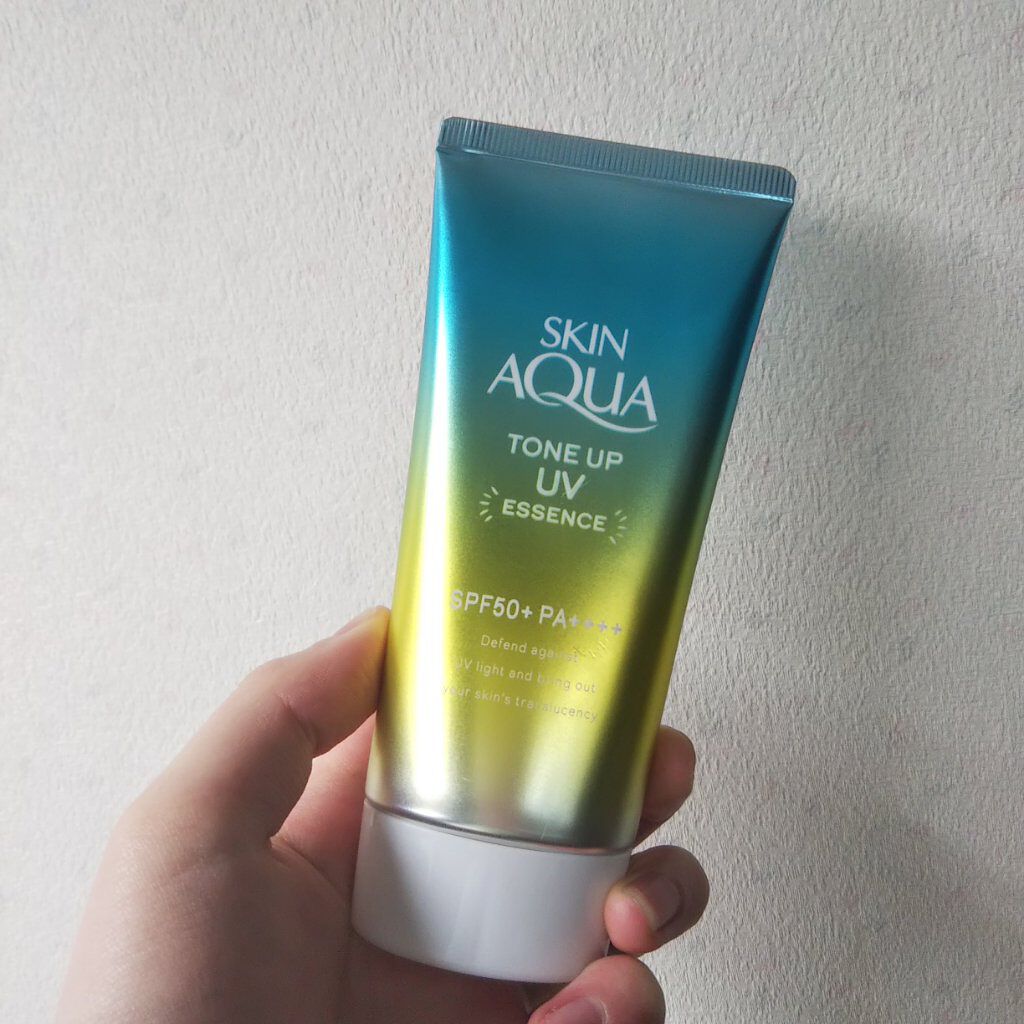 スキンアクア トーンアップUVエッセンス/スキンアクア/日焼け止めクリームを使ったクチコミ（1枚目）