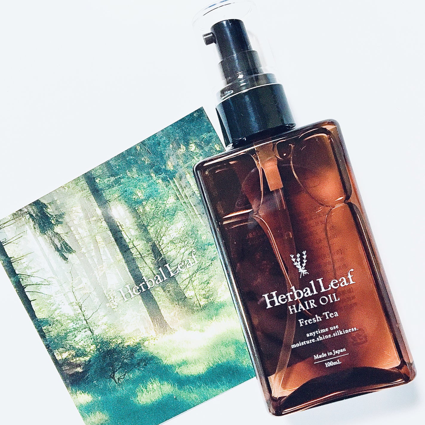 オーガニックヘアオイル フレッシュティーの香り/ハーバルリーフ/ヘアオイルを使ったクチコミ(1枚目)