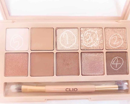 プロ アイ パレット/CLIO/アイシャドウパレットを使ったクチコミ(2枚目)