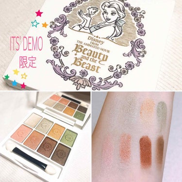 IT'S DEMO DEMOプチアイシャドウパレットのクチコミ「追記あり❣️
1200円とは思えない高発色😳🤤💗❣️✨
ピンク、オレンジ、カーキなど7色のカラ.....」（2枚目）