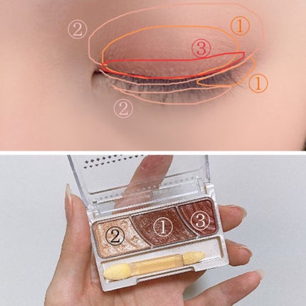 トーンアップアイシャドウ/CEZANNE/アイシャドウパレットを使ったクチコミ(5枚目)