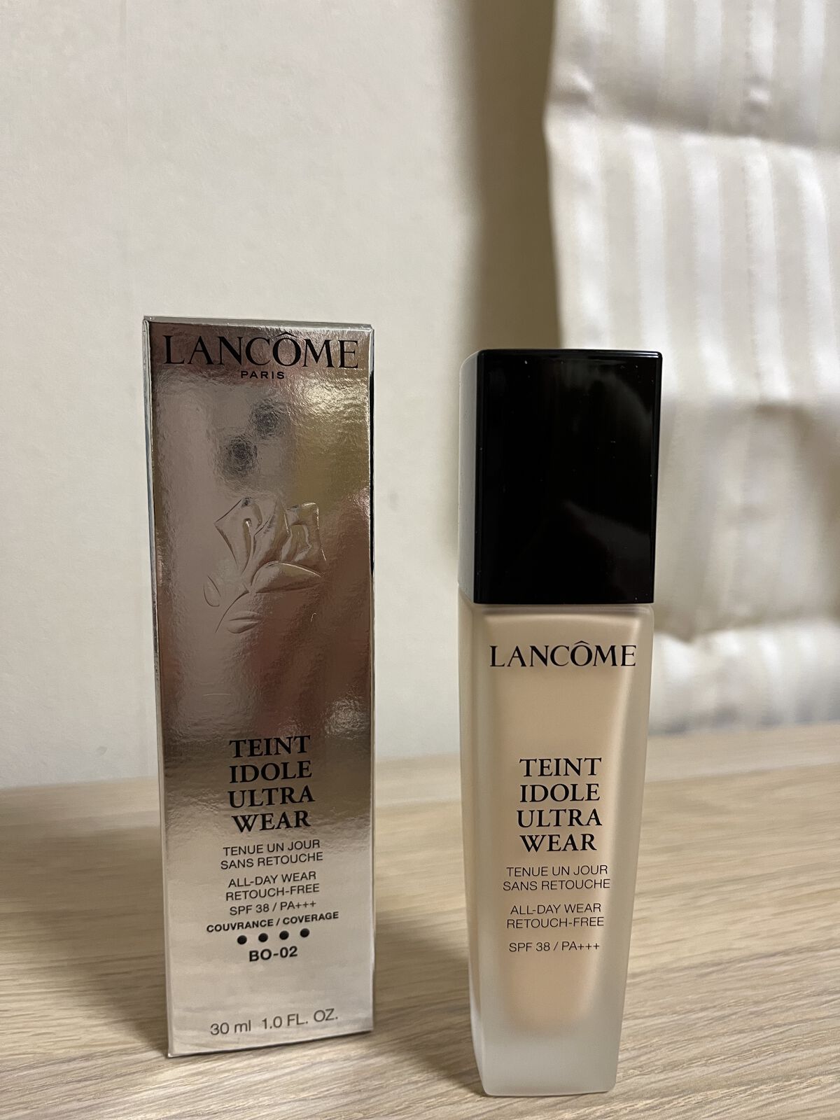 タンイドル ウルトラ ウェア リキッド/LANCOME/リキッドファンデーションを使ったクチコミ（1枚目）