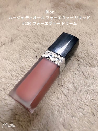 ルージュ ディオール フォーエヴァー リキッド/Dior/口紅を使ったクチコミ（2枚目）