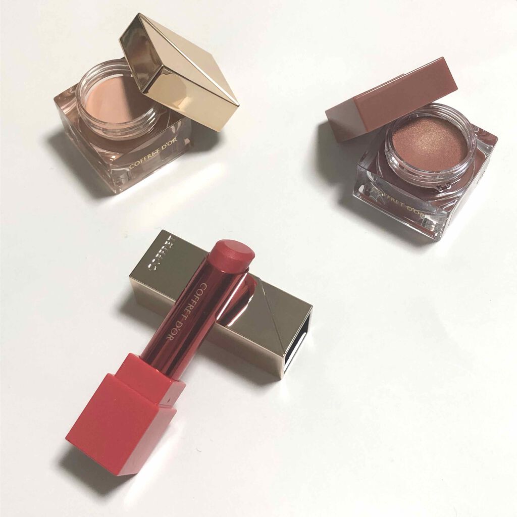 スキンシンクロルージュ/コフレドール/口紅を使ったクチコミ(1枚目)