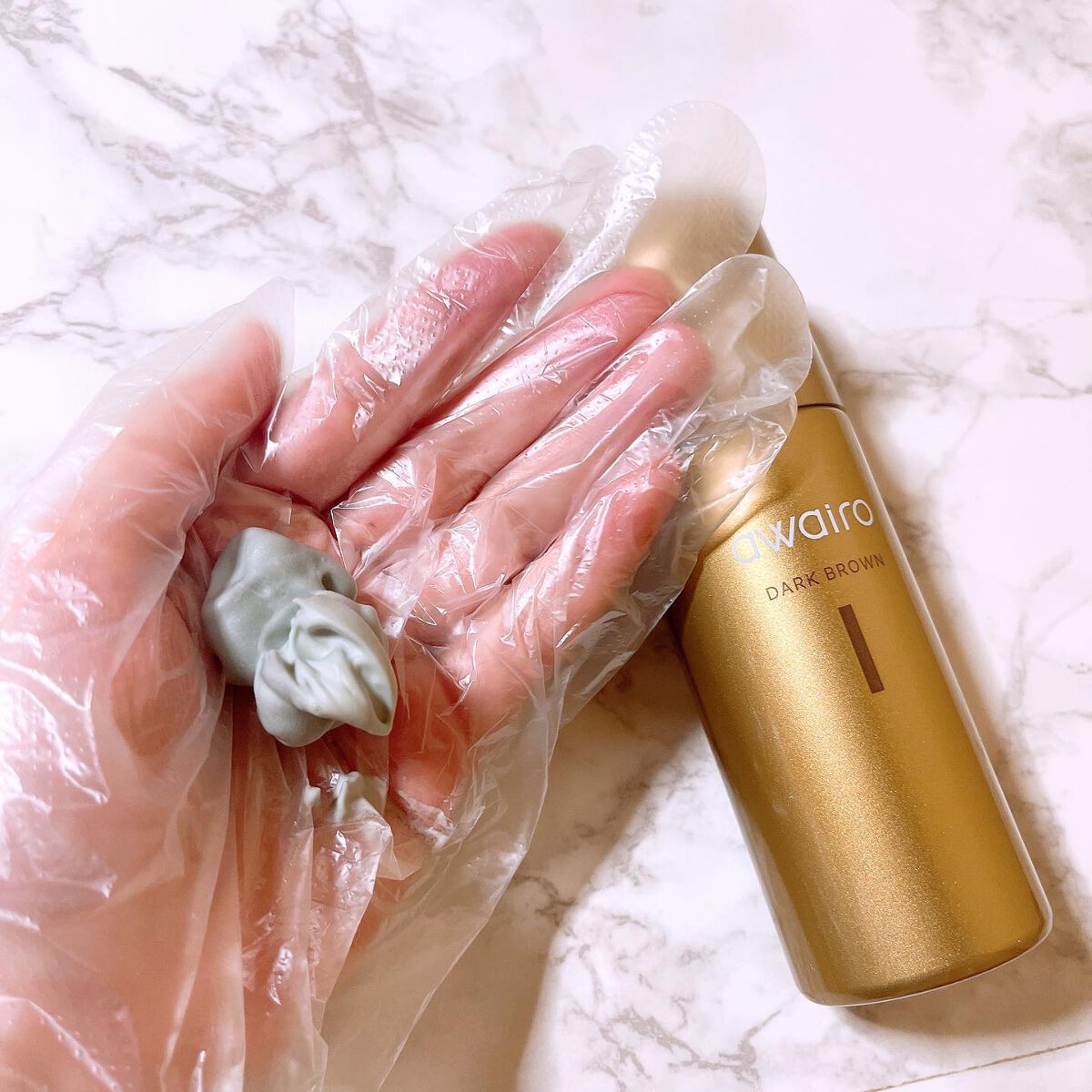 ムースヘアカラー/アワイロ/ヘアカラーを使ったクチコミ(3枚目)