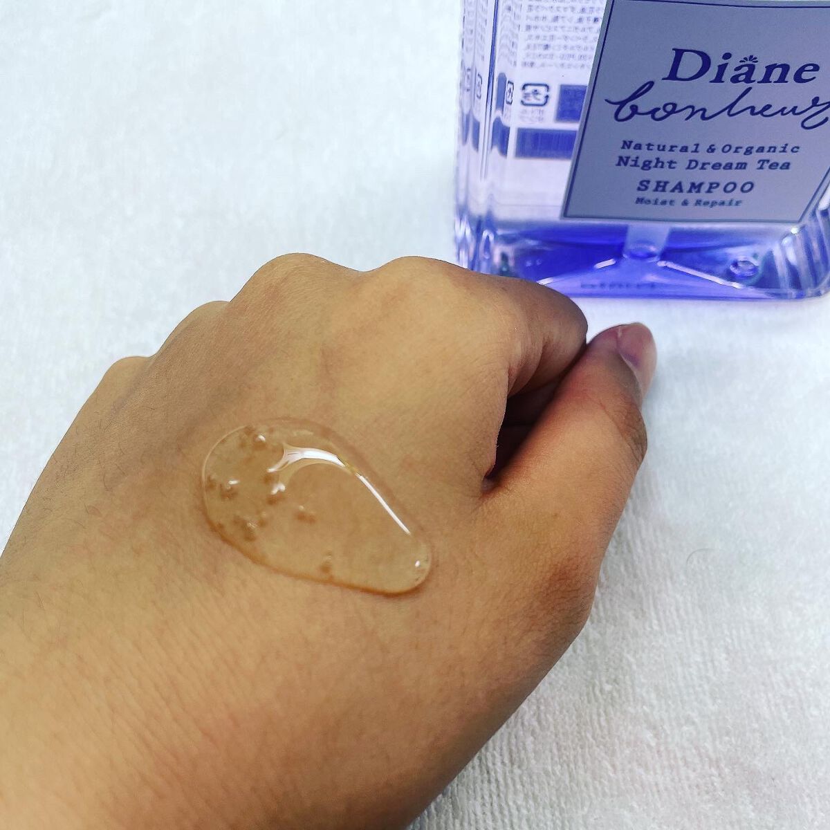ダイアンボヌール モイスト&リペア シャンプー/トリートメント ナイトドリームティーの香り/ダイアン/市販シャンプーを使ったクチコミ(3枚目)