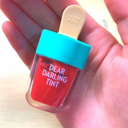 ディアダーリン ウォータージェルティント (アイスティント)/ETUDE/口紅を使ったクチコミ(1枚目)