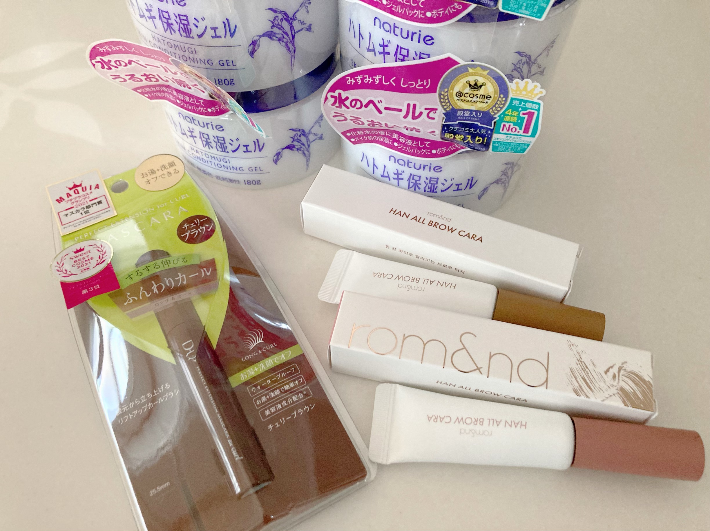 ハンオールブロウカラ/rom&nd/眉マスカラを使ったクチコミ（1枚目）