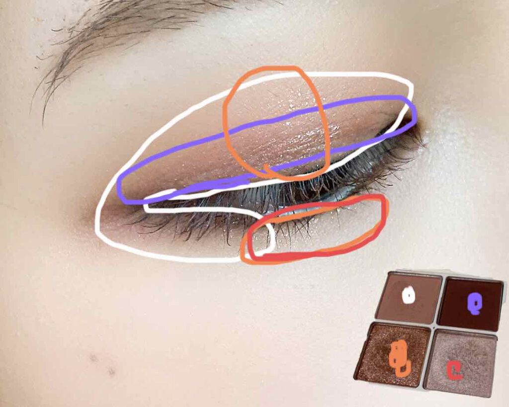 THE アイパレR/b idol/アイシャドウパレットを使ったクチコミ(3枚目)