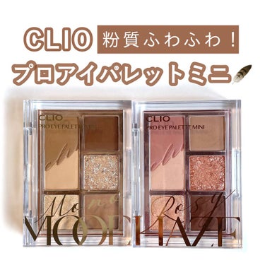 プロ アイパレット ミニ/CLIO/パウダーアイシャドウを使ったクチコミ（1枚目）