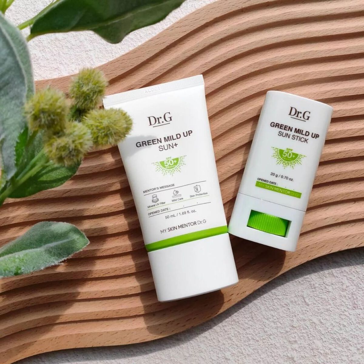 グリーンマイルドアップサンプラス/Dr.G/日焼け止めクリームを使ったクチコミ（1枚目）