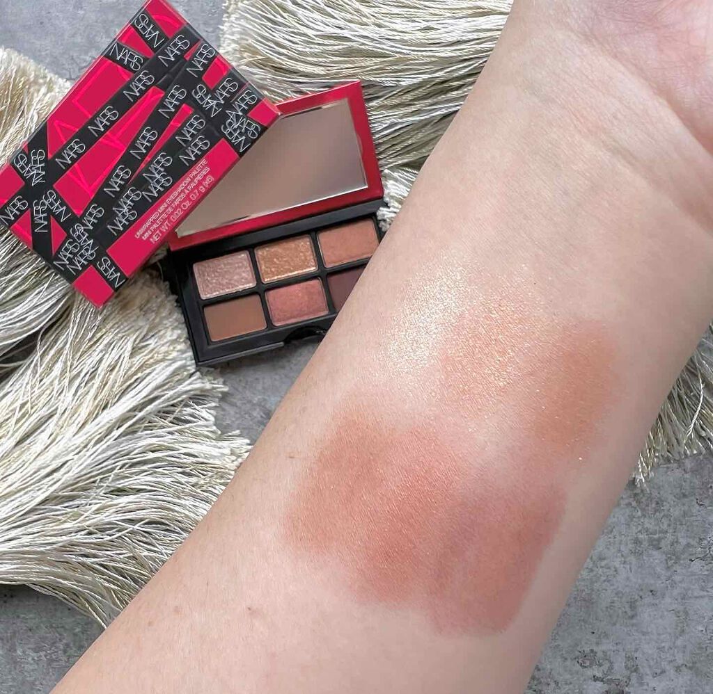 アンラップド ミニアイシャドーパレット ORGASM /NARS/アイシャドウパレットを使ったクチコミ(2枚目)