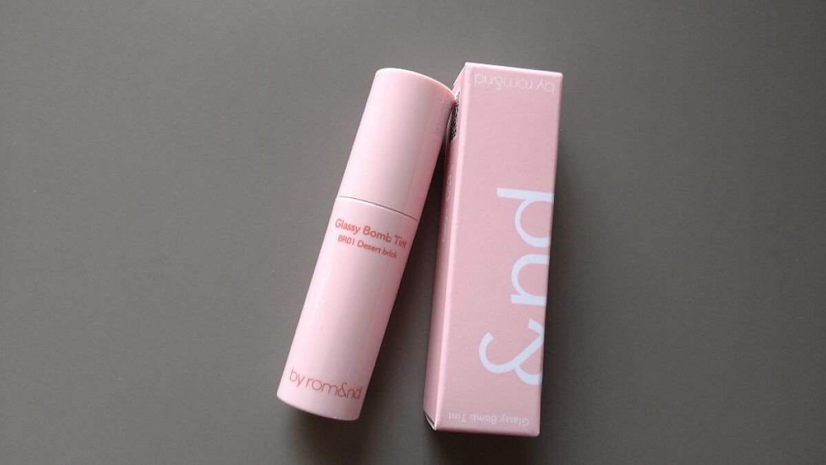 アンドバイロムアンド　グラッシーボムティント/&nd by rom&nd/リップティントを使ったクチコミ（1枚目）