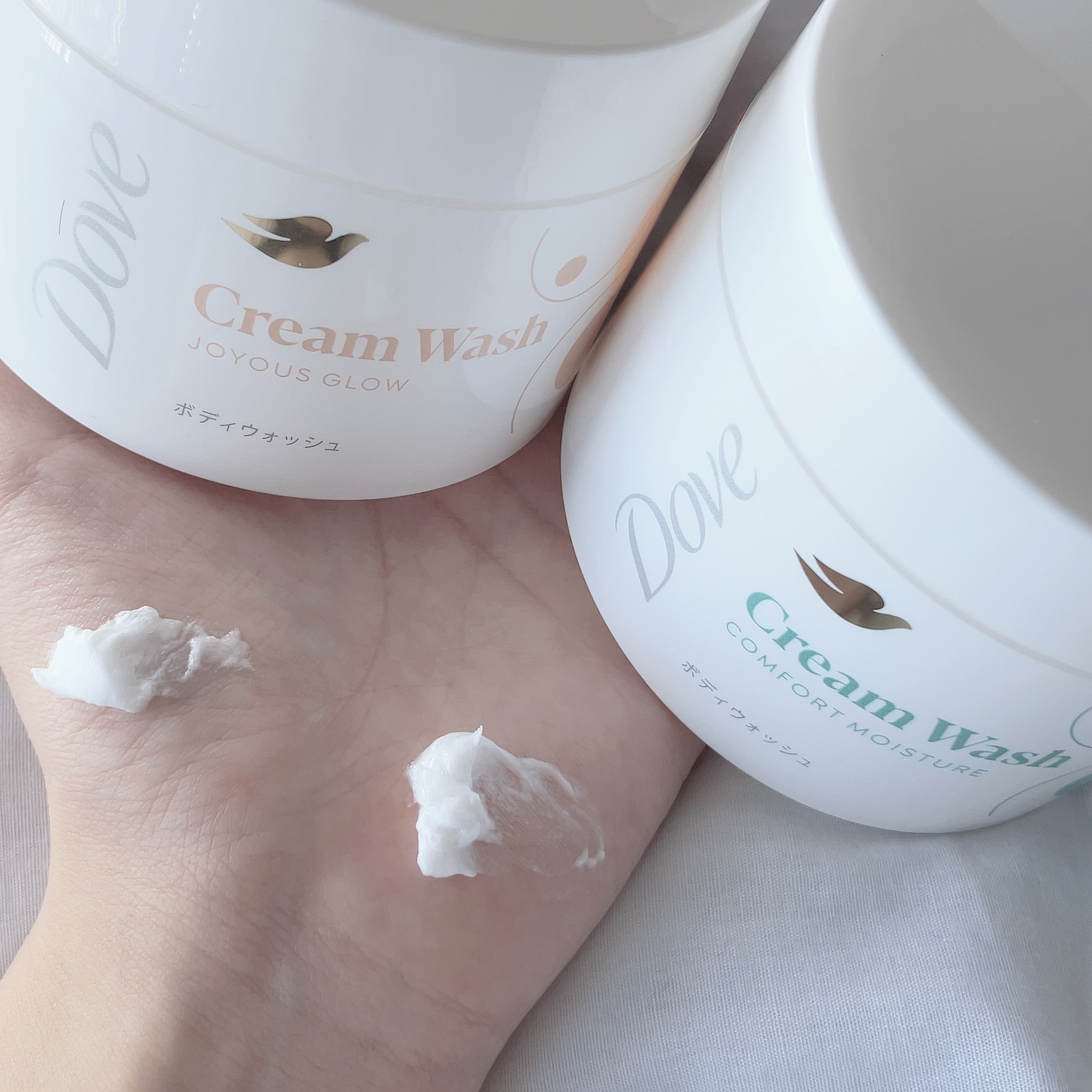ダヴ クリームボディウォッシュ コンフォートモイスチャー/ダヴ/ボディソープを使ったクチコミ（3枚目）