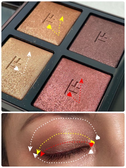 アイ カラー クォード/TOM FORD BEAUTY/アイシャドウパレットを使ったクチコミ(3枚目)