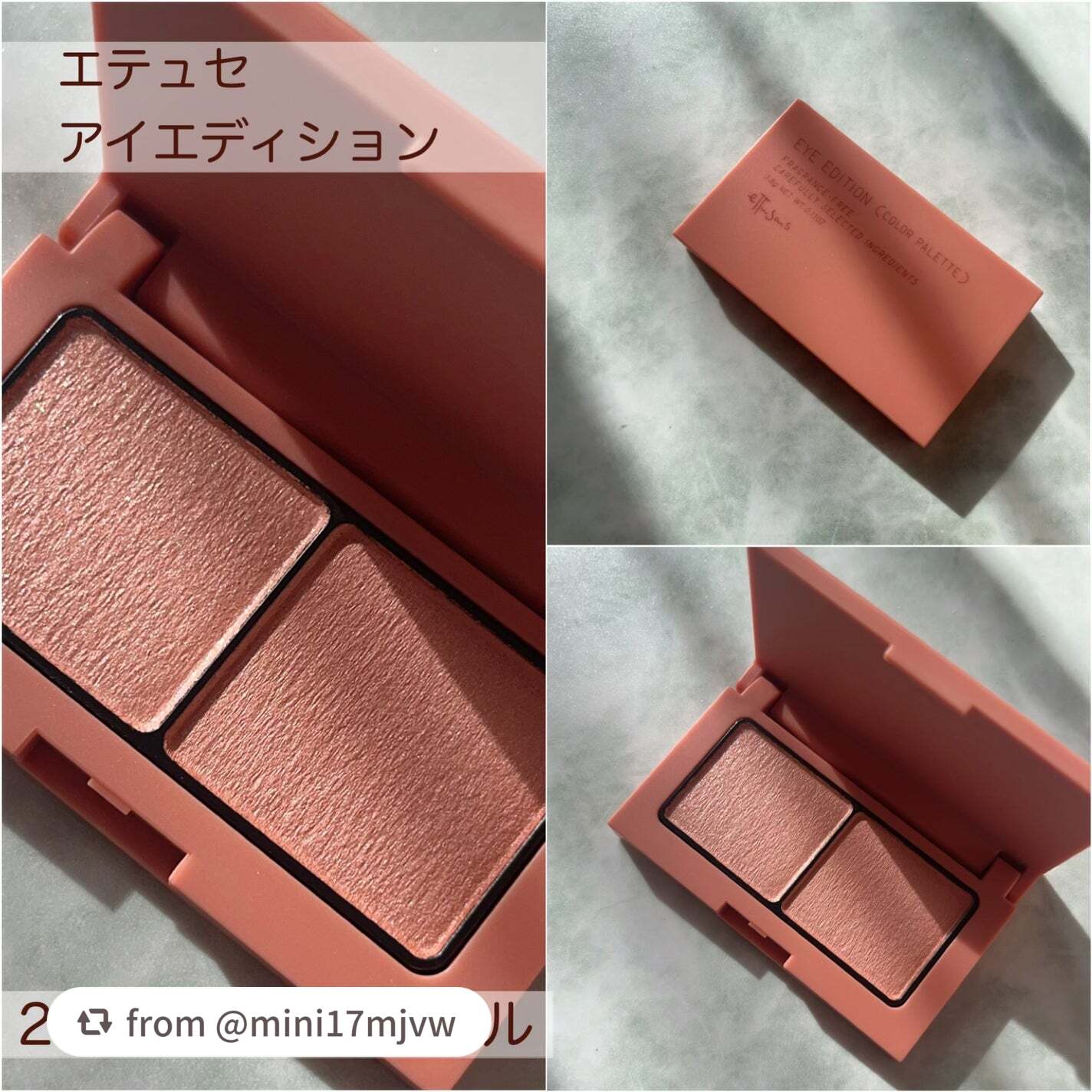 エテュセ アイエディション(カラーパレット)/ettusais/アイシャドウパレットを使ったクチコミ(2枚目)