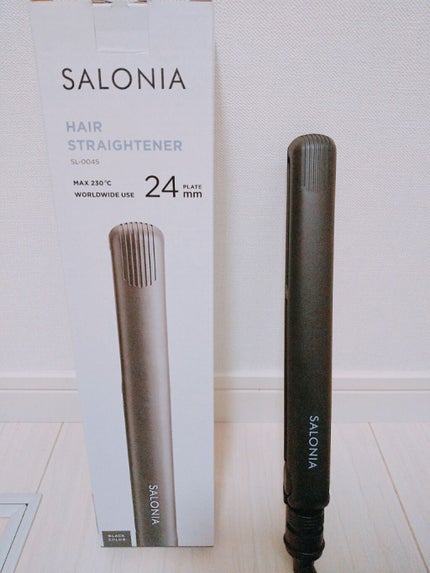 ストレートヘアアイロン/SALONIA/ストレートアイロンを使ったクチコミ(1枚目)