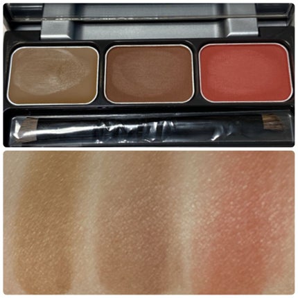 パレットアイブロウ/&be/パウダーアイブロウを使ったクチコミ(4枚目)