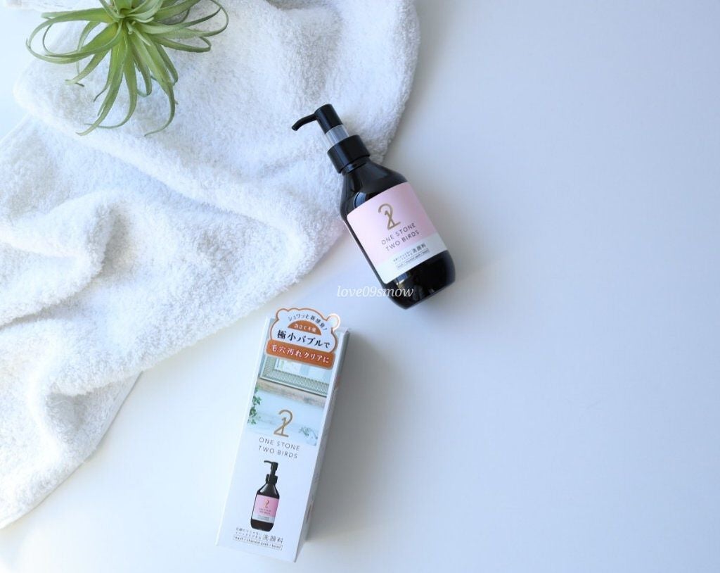 洗顔だけじゃない+パックもできる洗顔料/ONE STONE TWO BIRDS/その他洗顔料を使ったクチコミ(1枚目)