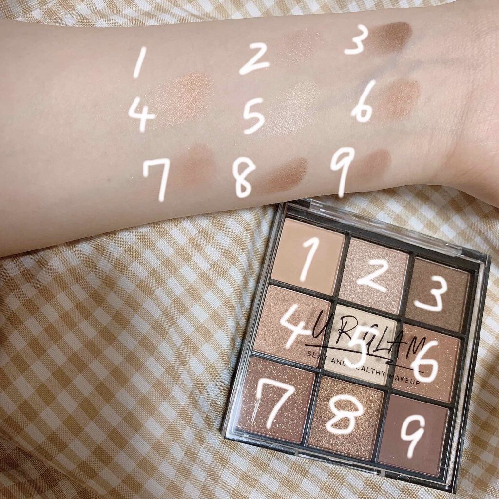 UR GLAM　BLOOMING EYE COLOR PALETTE/U R GLAM/アイシャドウパレットを使ったクチコミ（2枚目）