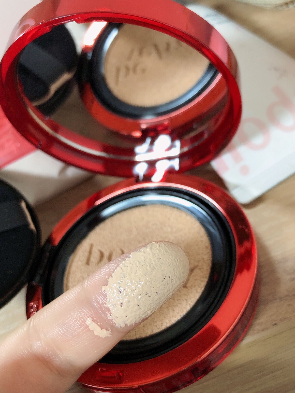 プロテーラービーベルベットカバークッション/espoir/クッションファンデーションを使ったクチコミ(3枚目)