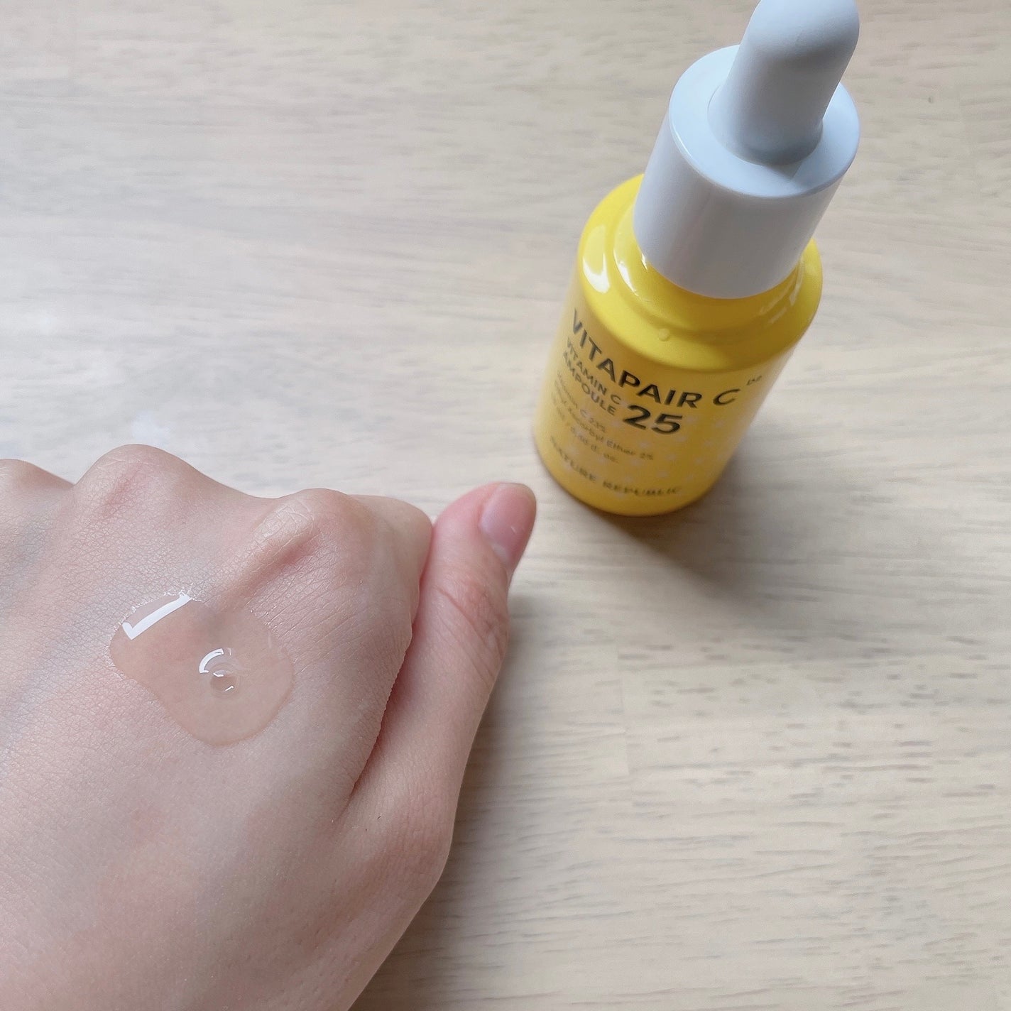 ビタペアC ビタミンC25アンプル/ネイチャーリパブリック/美容液を使ったクチコミ(3枚目)