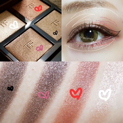 アイ カラー クォード/TOM FORD BEAUTY/アイシャドウパレットを使ったクチコミ(2枚目)
