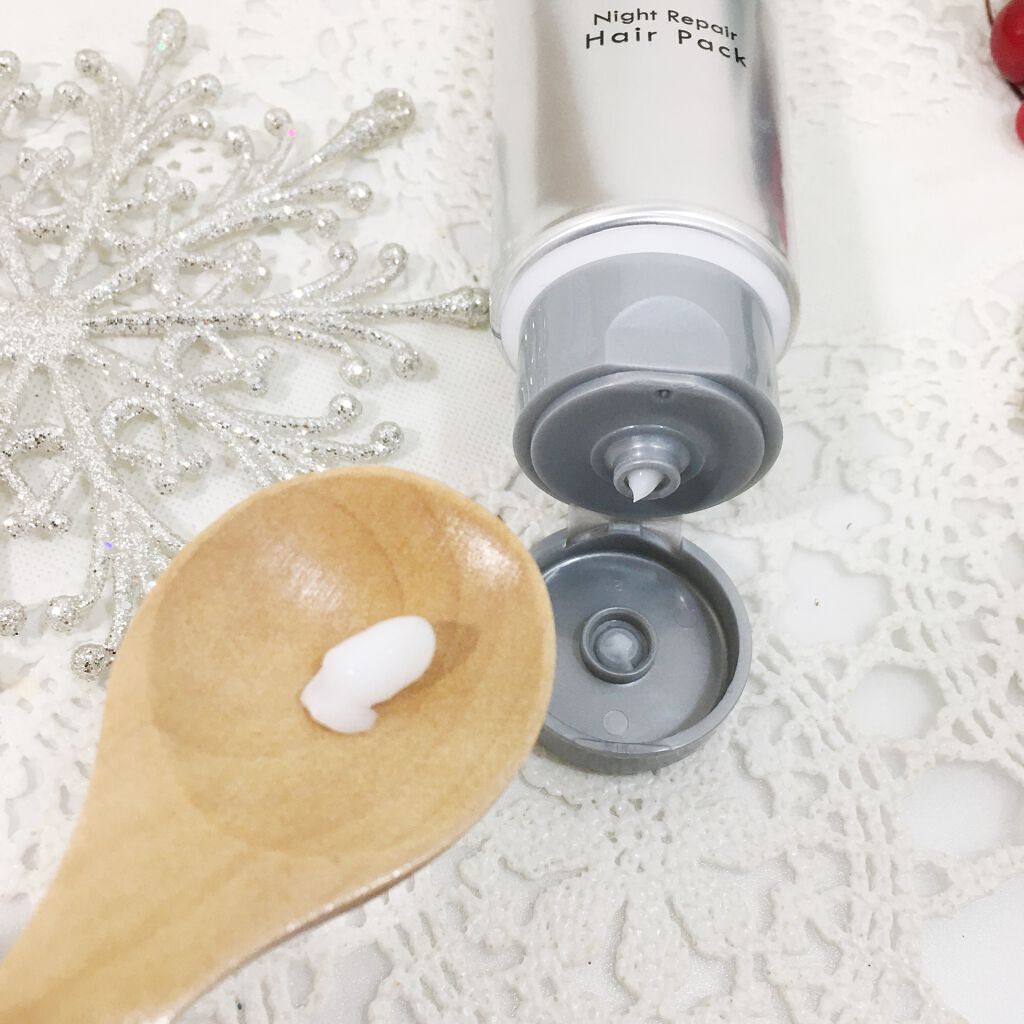 ナイトリペア ヘアパック/THERATIS/ヘアマスク・ヘアパックを使ったクチコミ（3枚目）