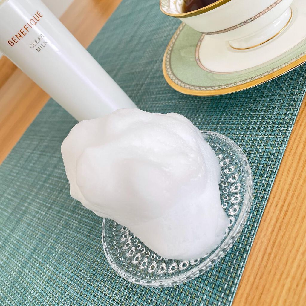 クリアミルク/BENEFIQUE/その他洗顔料を使ったクチコミ(9枚目)