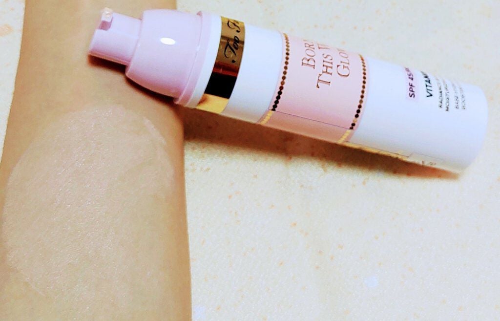 ボーン ディス ウェイ グロウ モイスチュアライジング メイクアップ プライマー/Too Faced/化粧下地を使ったクチコミ(1枚目)
