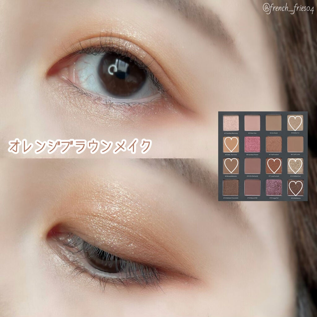 LAZY&COZY SHADOW PALETTE/Dear.own/アイシャドウパレットを使ったクチコミ(8枚目)