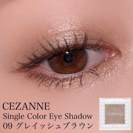 シングルカラーアイシャドウ/CEZANNE/単色アイシャドウを使ったクチコミ(1枚目)