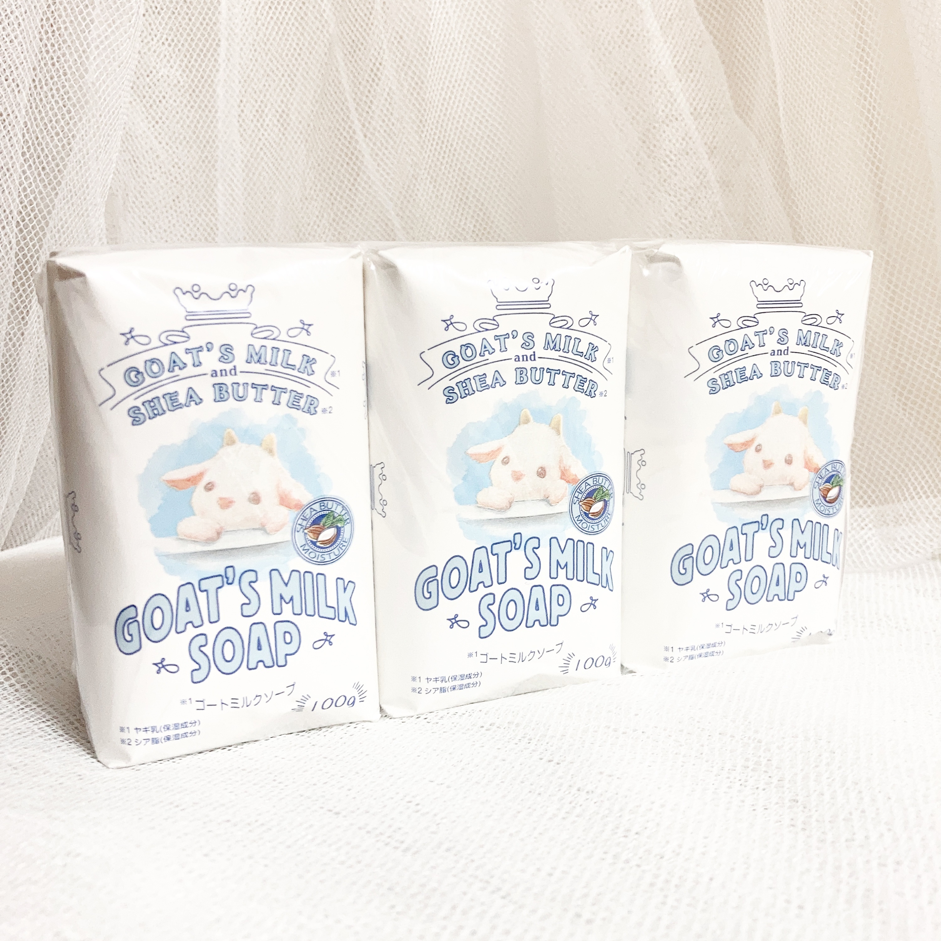 ゴートミルクソープ/GOAT'S MILK/ボディ石鹸を使ったクチコミ（1枚目）