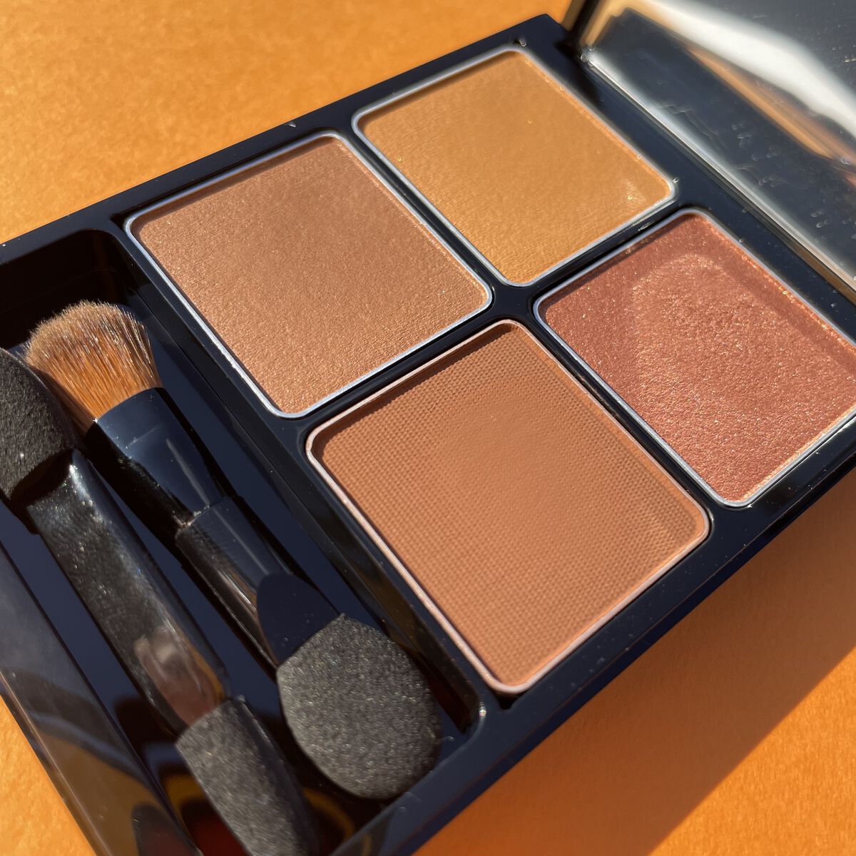 パレットアイシャドウ サンドブラウン/＆be/アイシャドウパレットを使ったクチコミ（2枚目）