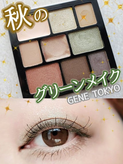 ムードアイシャドウパレット/GENE TOKYO/アイシャドウパレットを使ったクチコミ(1枚目)