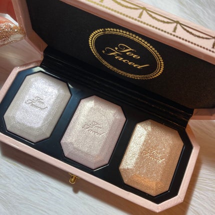 ~ダイヤモンドライト シリーズ~ マルチユース ハイライター トリオ/Too Faced/パウダーハイライトを使ったクチコミ(3枚目)