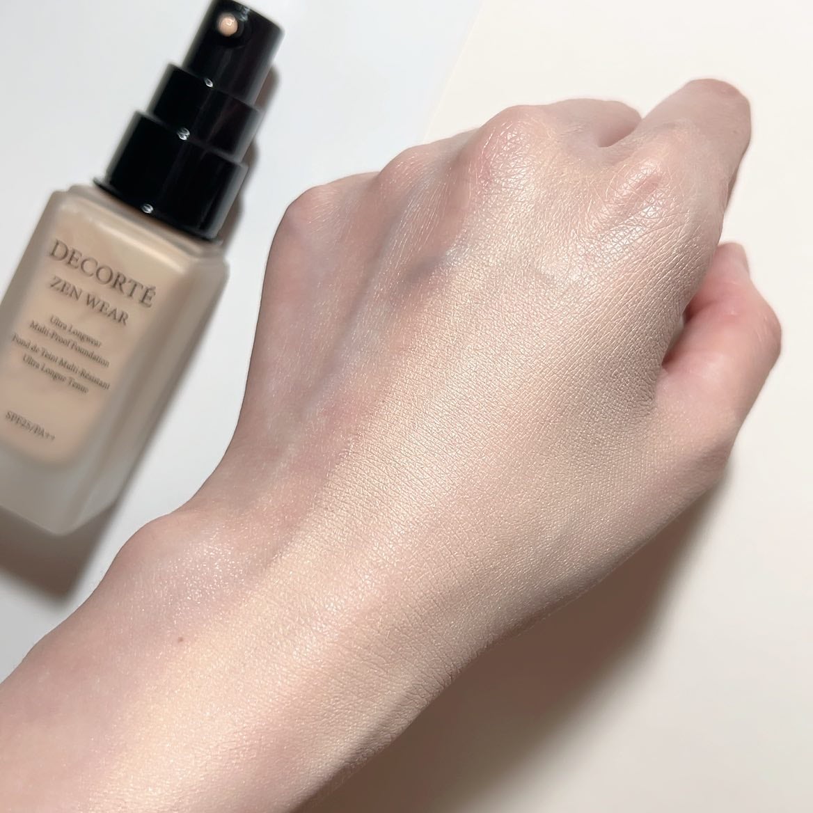 ゼン ウェア フルイド/DECORTÉ/リキッドファンデーションを使ったクチコミ(5枚目)