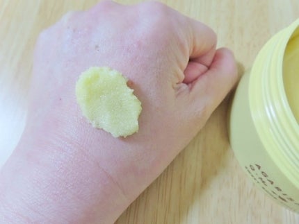 Q+Me スウィートボムタラソスクラブレモンティーの香り/AGARISM/バスト・ヒップケアを使ったクチコミ(2枚目)