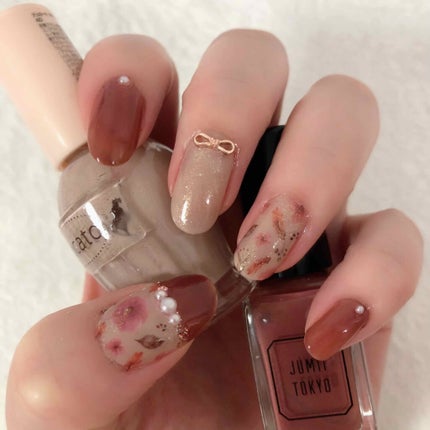 ネイルポリッシュ 008 CHOCOLAT STORY/ジュミートウキョウ/マニキュアを使ったクチコミ(1枚目)