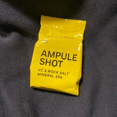 AMPULE SHOT VC*²＆ロックソルト*³ ミネラルスパ バスタブレットのクチコミ「
ビタミンCや重炭酸、岩塩をはじめとした美容液成分を配合したスキンケア発想のバスタブレットです.....」（1枚目）