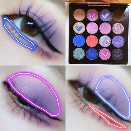 イメージ「マヤ」 アイシャドウパレット/ZEESEA/アイシャドウパレットを使ったクチコミ(5枚目)