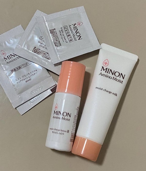 ミノン アミノモイスト 敏感肌・乾燥肌ライン トライアルセット/ミノン/トライアルキット by kasumin