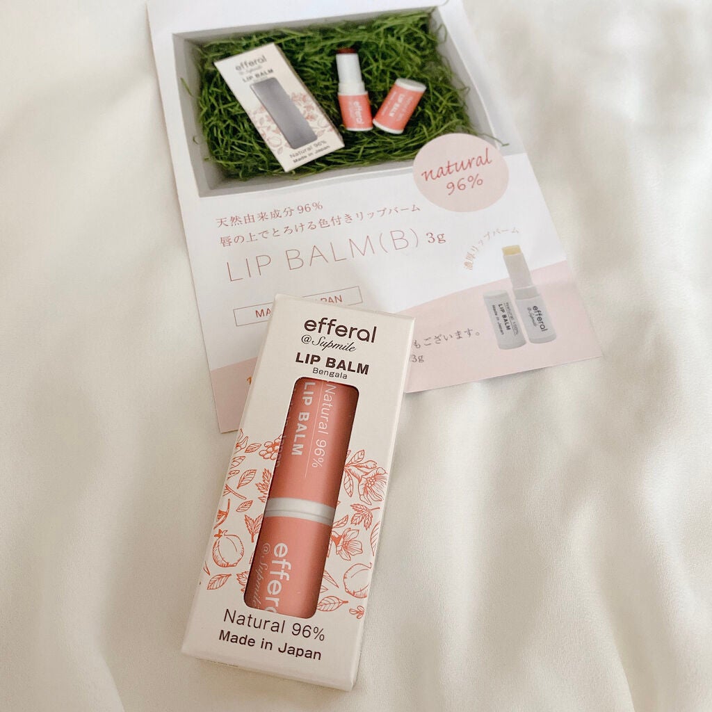 リップバーム/efferal/リップバームを使ったクチコミ(1枚目)