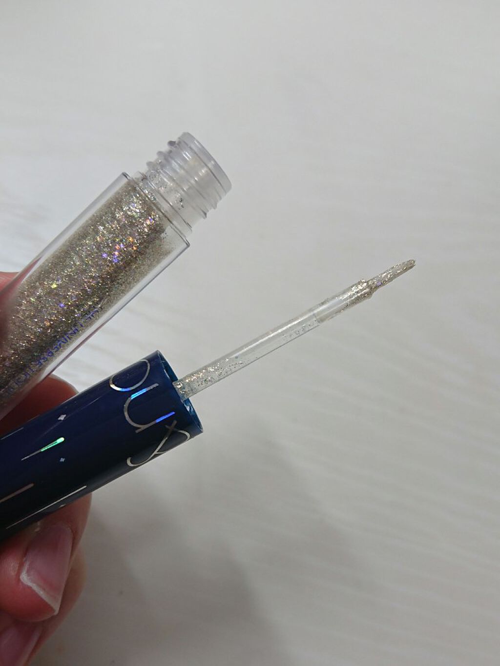 リキッド グリッター シャドウ/rom&nd/グリッターを使ったクチコミ（2枚目）