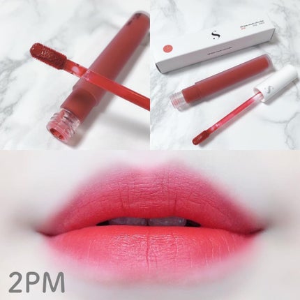 オールタイム ムード ベルベットティント/saat insight/リップティントを使ったクチコミ(4枚目)