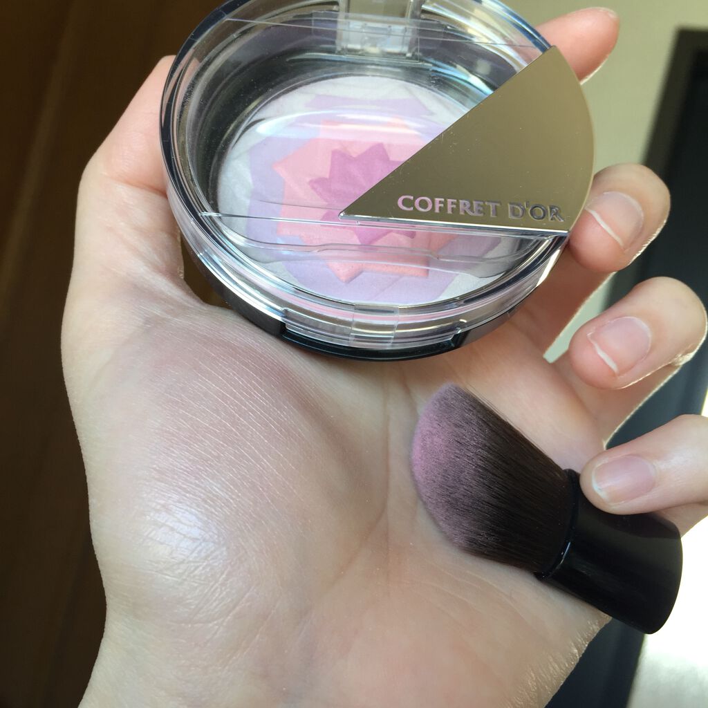 スマイルアップチークスＳ/コフレドール/パウダーチークを使ったクチコミ（3枚目）